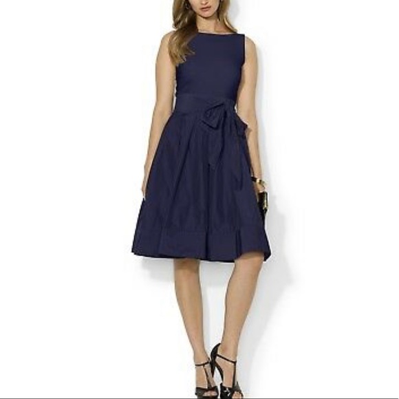 ralph lauren taffeta dress